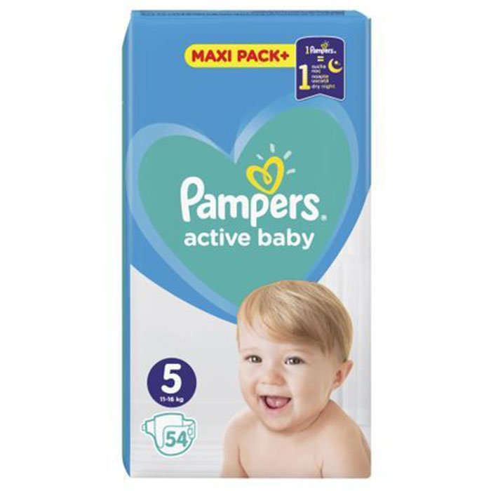 Pampers Active Baby Jumbo Pack Junior 5 (11-16kg) 54 kom