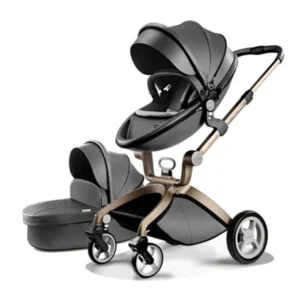 Hot Mom kolica 2u1 Dark Grey (sportsko sedište i korpa)