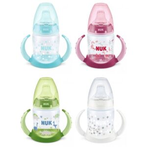 Nuk flašica za učenje sa ručkama i TPE piskom