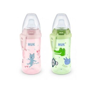 Nuk plastična flašica sa silikonskim piskom 300ml