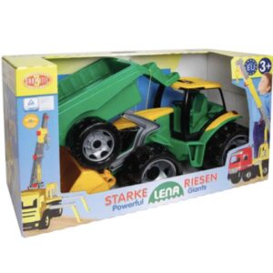 Lena veliki traktor sa kašikom i prikolicom