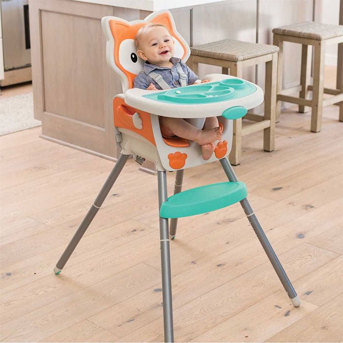 Infantino stolica za hranjenje 4u1 Grow with me Orange - Slika 4