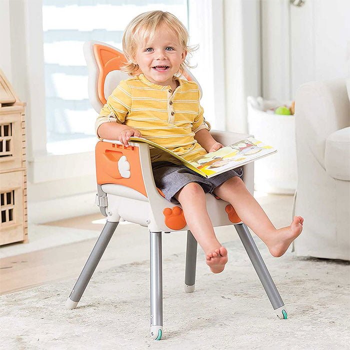 Infantino stolica za hranjenje 4u1 Grow with me Orange - Slika 5