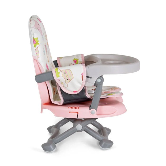 Cangaroo prenosiva stolica za hranjenje Kiwi Pink - Slika 3