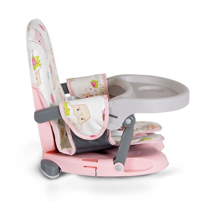 Cangaroo prenosiva stolica za hranjenje Kiwi Pink - Slika 4