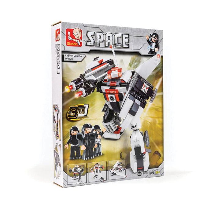 Sluban kocke Robot 3u1 313 delova