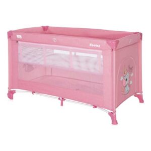 Lorelli prenosivi krevetac Noemi 2 nivoa Rose Velvet Unicorn