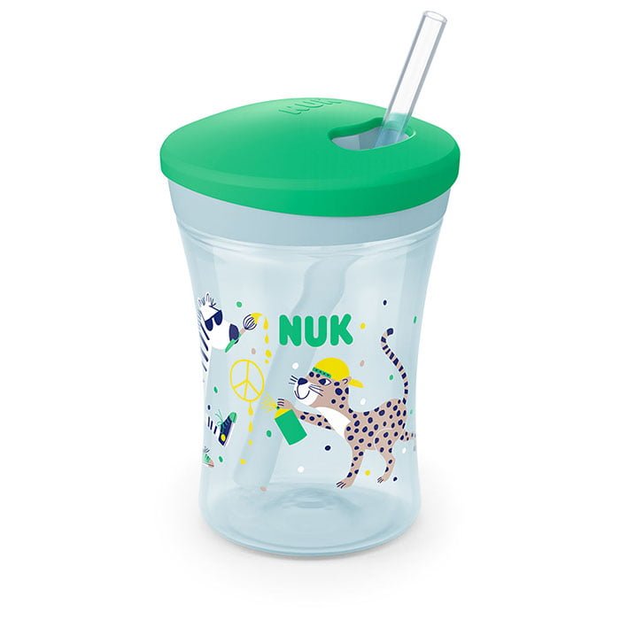 Nuk šolja za učenje Action cup Green