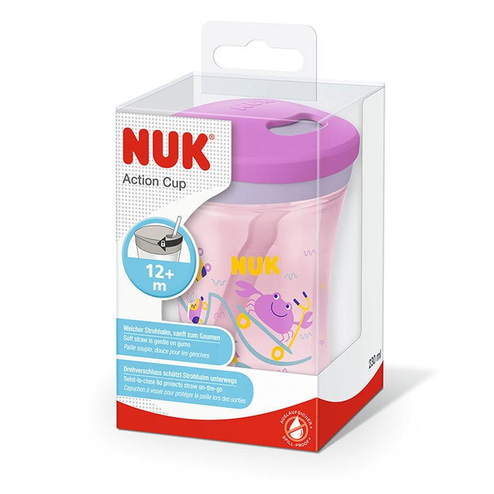 Nuk šolja za učenje Action cup Purple - Slika 2