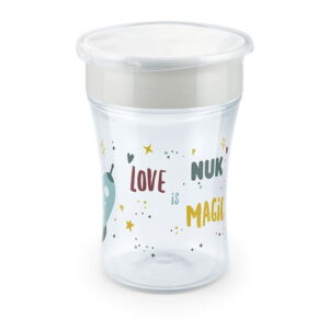 Nuk šolja za učenje Magic Love grey