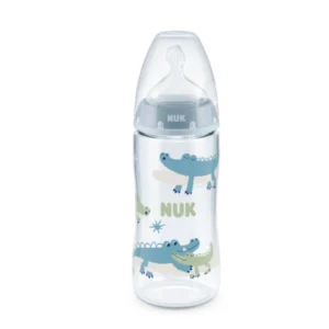 Nuk FC plastična flašica sa indikatorom temperature Flow control 6-18m