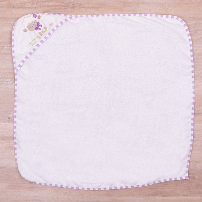 Ready bebi peškir sa kapuljačom 100x100cm beli - Slika 3