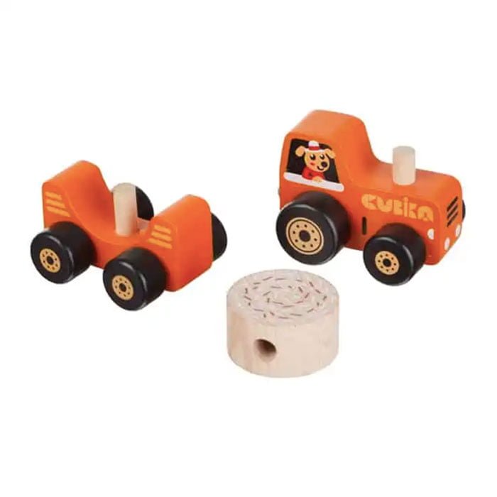 Cubika drveni traktor sa magnetom - Slika 2