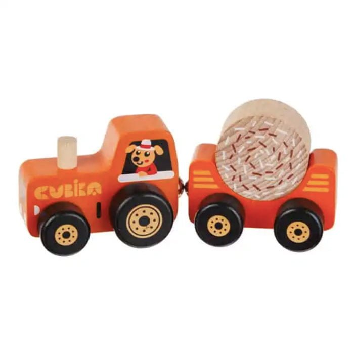 Cubika drveni traktor sa magnetom
