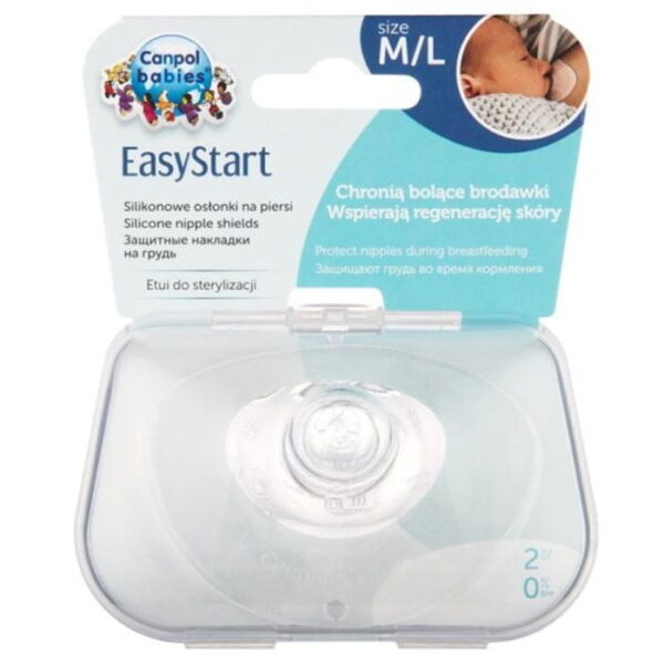 Canpol silikonske bradavice Easy Start M/L