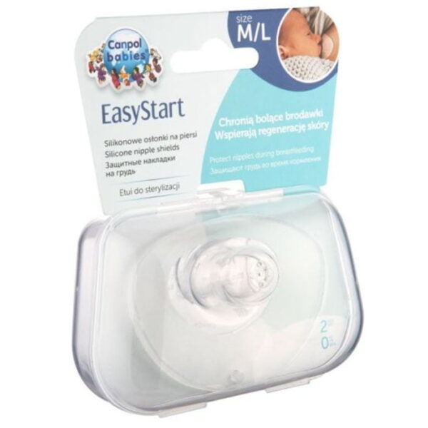 Canpol silikonske bradavice Easy Start M/L
