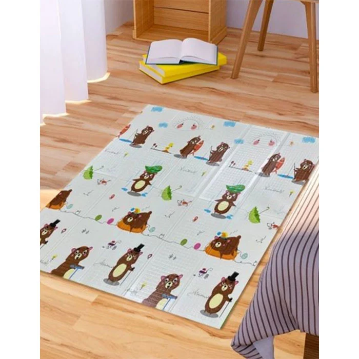 BBO Sklopiva podloga za igru od pene Happy bear1