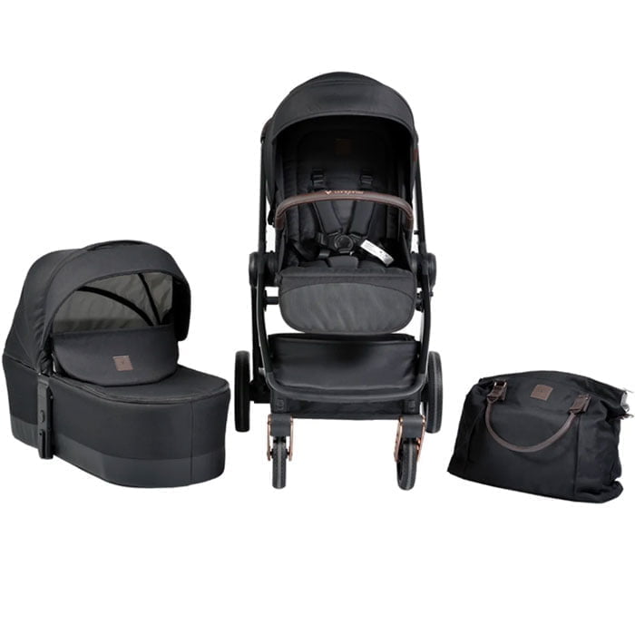 Cangaroo kolica Macan 3u1 Black sa autosedištem i-Size3