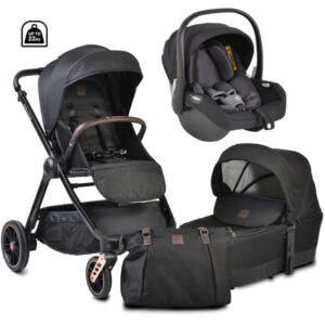 Cangaroo kolica Macan 3u1 Black sa autosedištem i-Size8