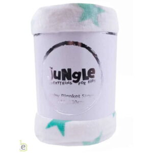 Jungle ćebe Zvezdica 130x180cm White/Green