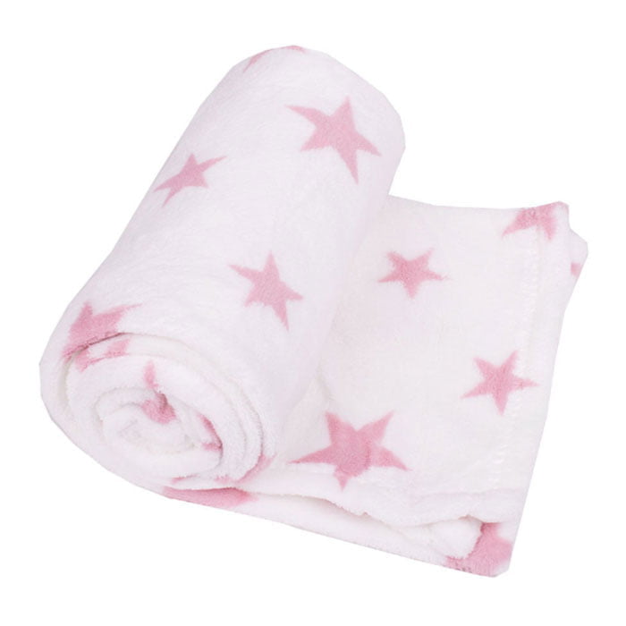 Jungle ćebe Zvezdica 130x180cm White/Pink1