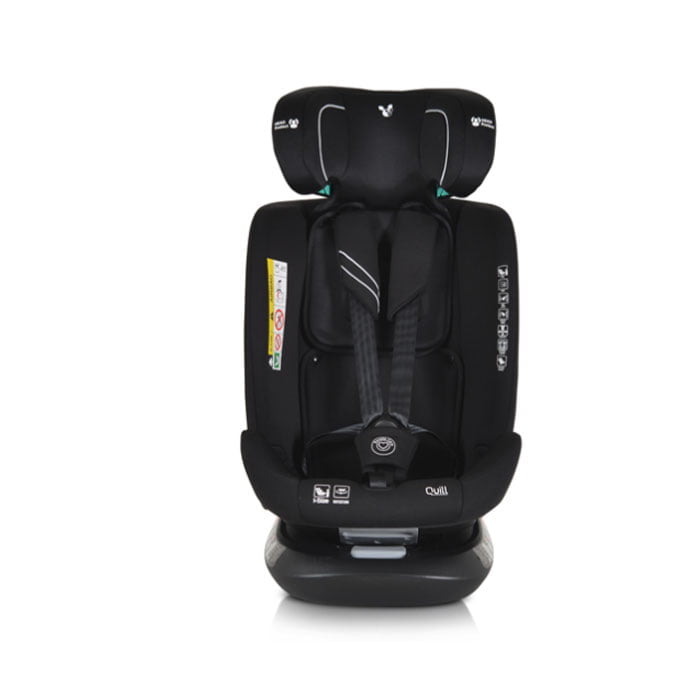 Cangaroo auto sedište Quill i-Size Black 40-150cm Isofix7