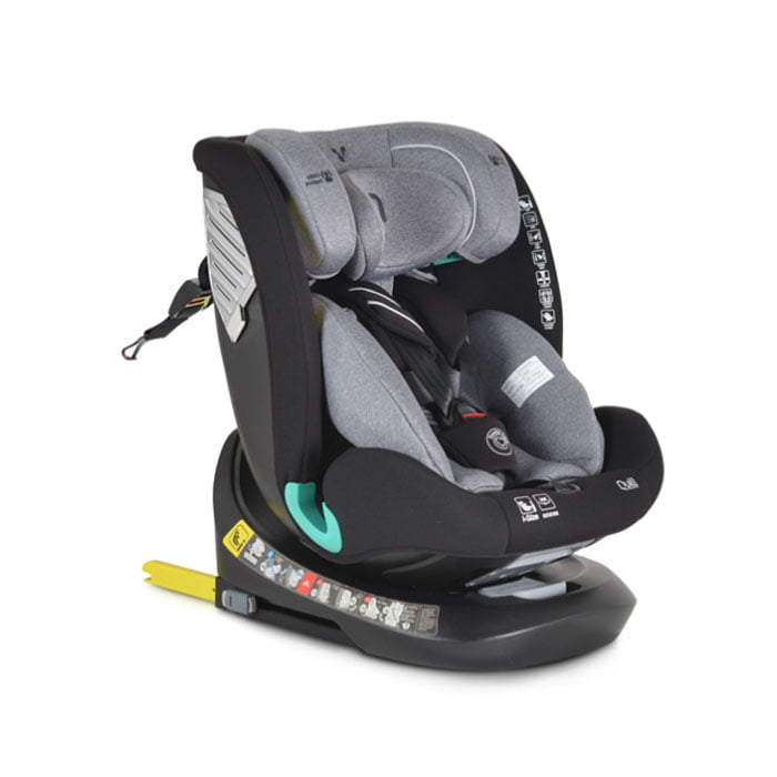 Cangaroo auto sedište Quill i-Size Grey 40-150cm Isofix 1