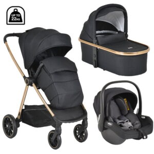 Cangaroo kolica Hydra 3u1 sa i-Size autosedištem Black