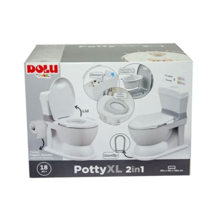 Dolu noša wc šolja XL sa zvukom Grey2