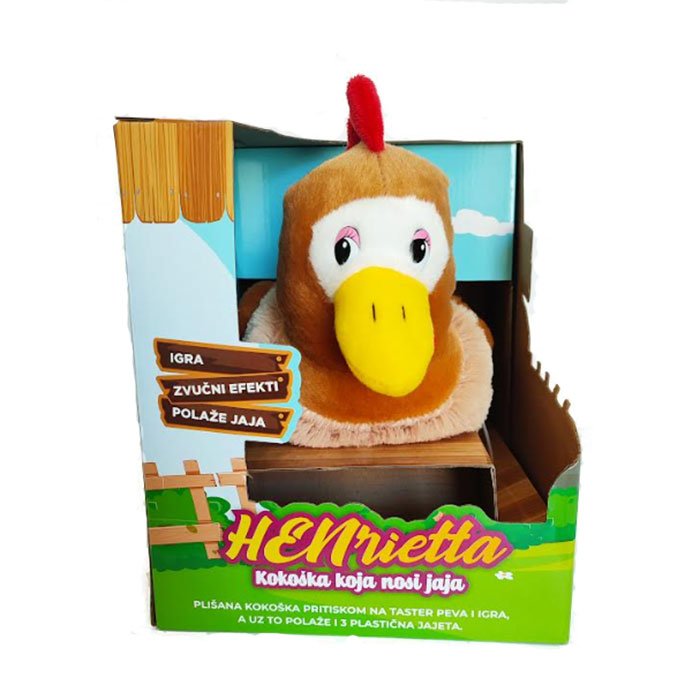 Interaktivna igračka koka Henrietta