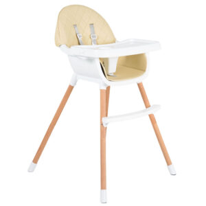 Cangaroo drvena hranilica Gelato 2u1 Beige