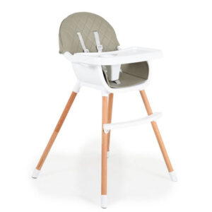 Cangaroo drvena hranilica Gelato 2u1 Grey