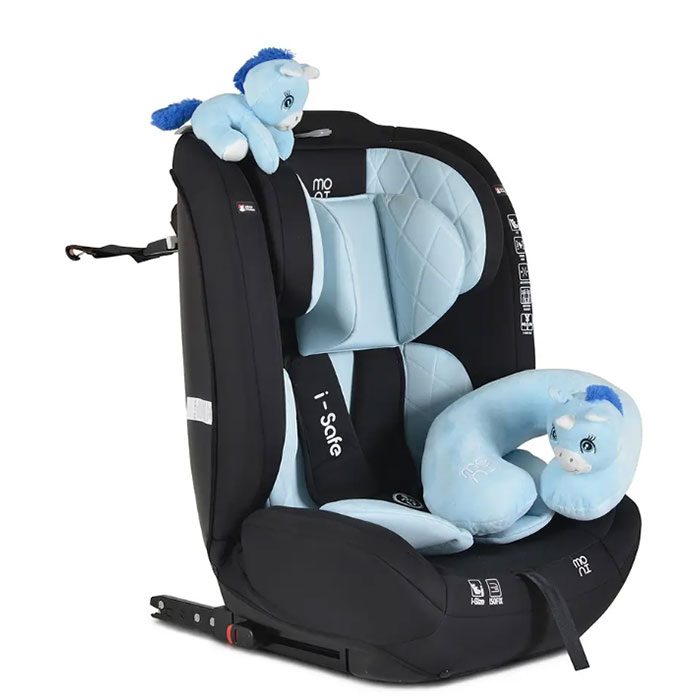 Moni auto sedište Isafe 76-150cm Blue