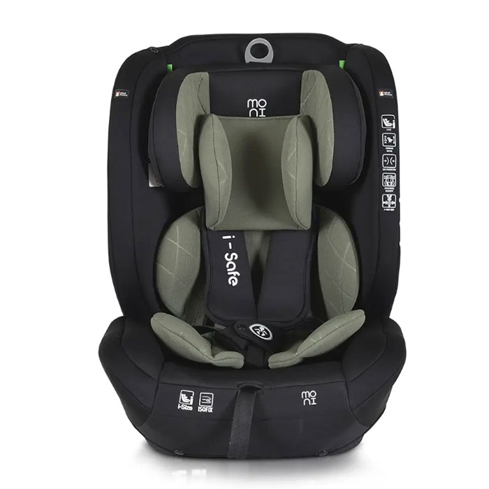Moni auto sedište Isafe 76-150cm Green1