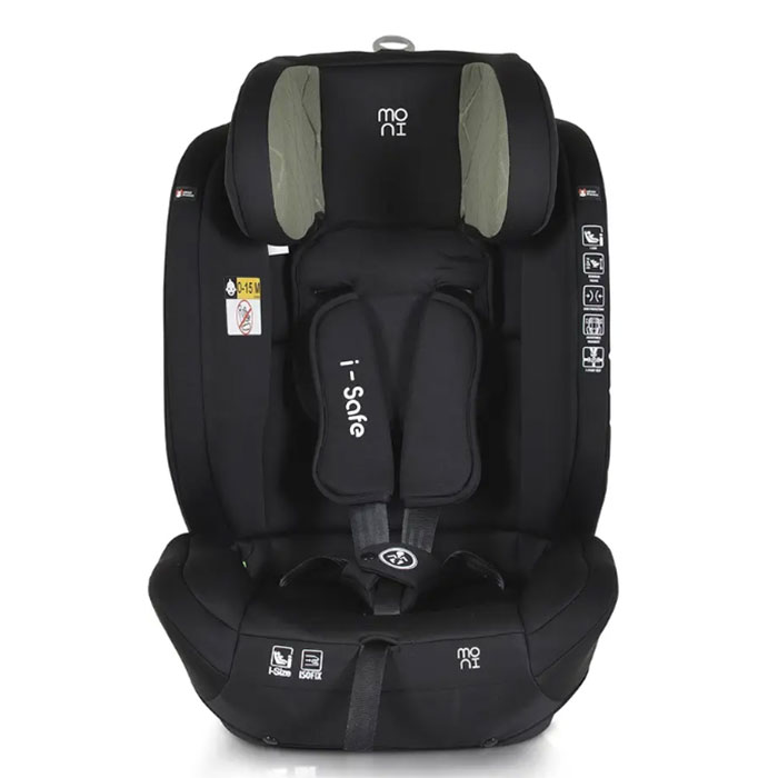 Moni auto sedište Isafe 76-150cm Green2