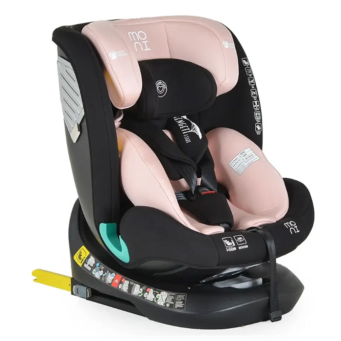 Moni auto sedište Serengeti I-Size 40-150cm Pink1