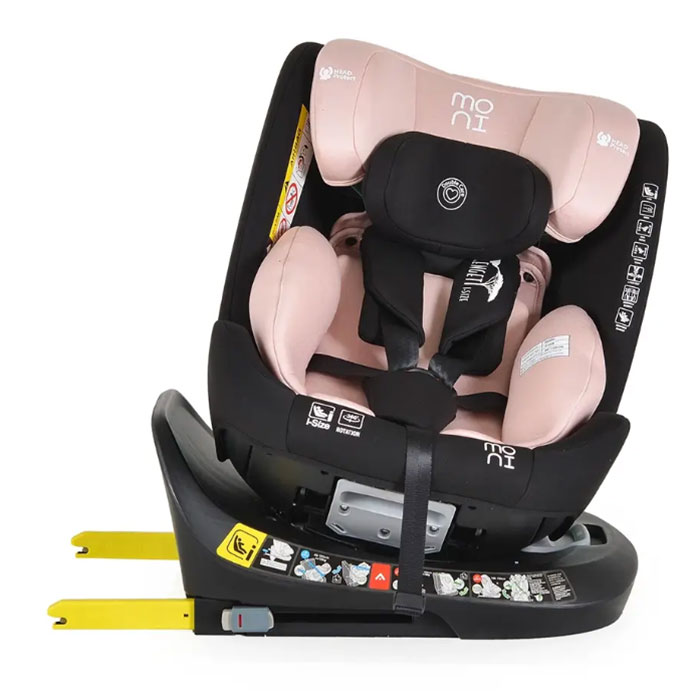 Moni auto sedište Serengeti I-Size 40-150cm Pink4