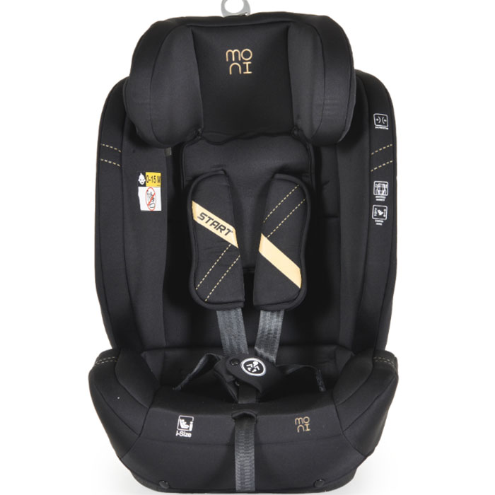 Moni auto sedište Start 76-150cm Black2