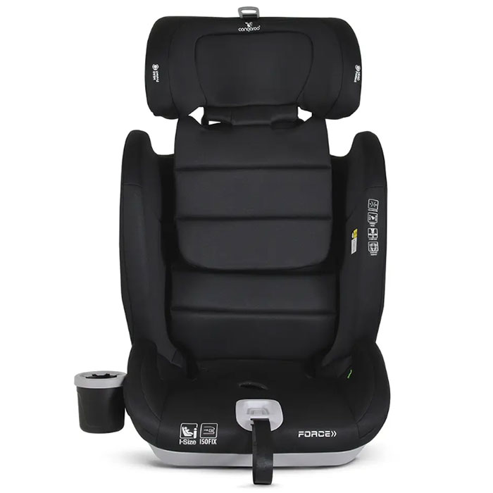 Moni auto sedište Force i-size 76-150cm Black3