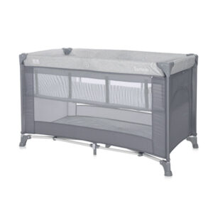Lorelli prenosivi krevetac Torino 2 nivoa Grey Striped Elements