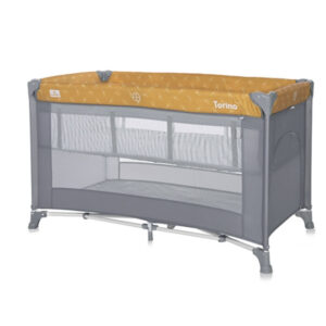 Lorelli prenosivi krevetac Torino 2 nivoa Lemon Curry Floral