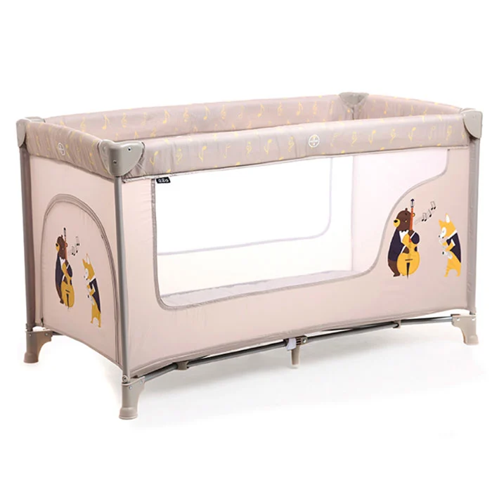BBO prenosivi krevetac 1 nivo Dream & Play Beige