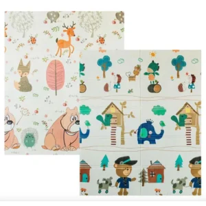 IQ Sklopiva dvostrana podloga 150x180x1cm Šumski drugari