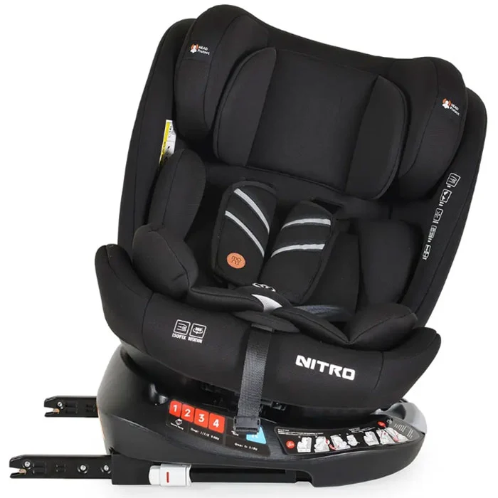 Moni auto sedište Nitro isofix 0-36kg Black2