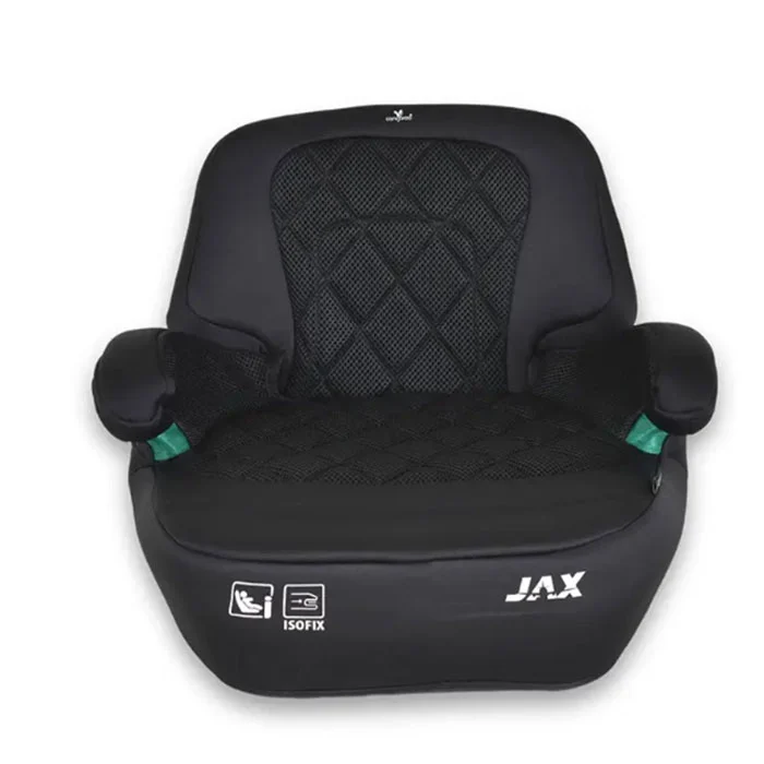 Cangaroo sedište buster Jax sa naslonom isofix 125-150cm Black1