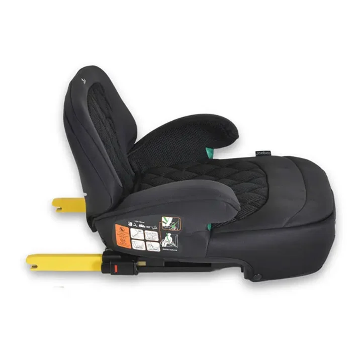 Cangaroo sedište buster Jax sa naslonom isofix 125-150cm Black2