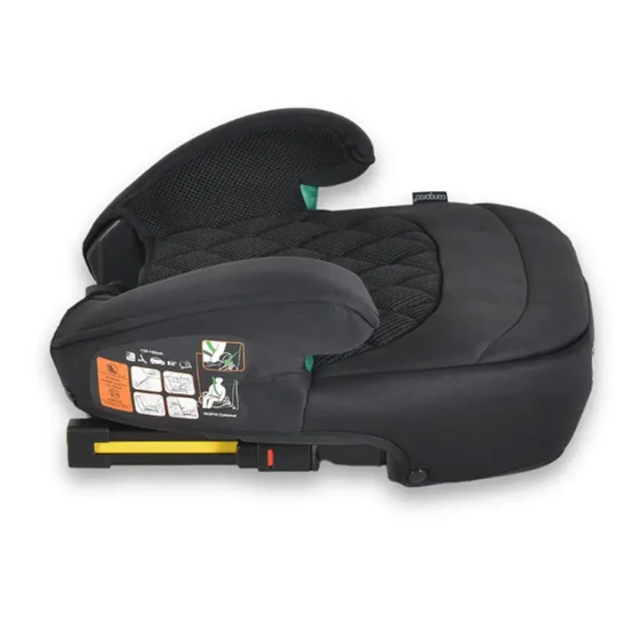 Cangaroo sedište buster Jax sa naslonom isofix 125-150cm Black4