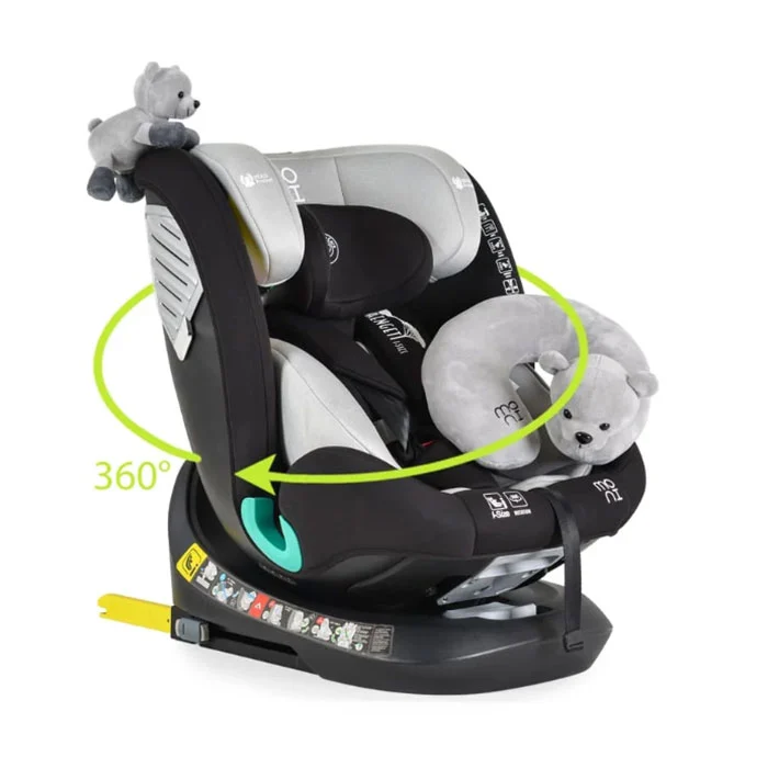 Moni auto sedište Serengeti I-Size 40-150cm Light Grey - Slika 3