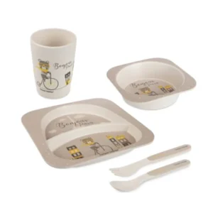 Canpol set za hranjenje 5/1 Bonjour Paris beige