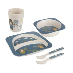 Canpol set za hranjenje 5/1 Bonjour Paris navy blue